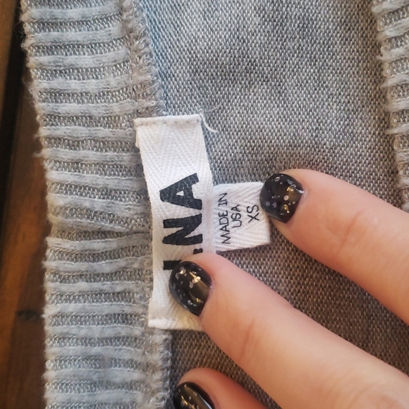 LNA braided neckline pullover - Picture 3 of 5